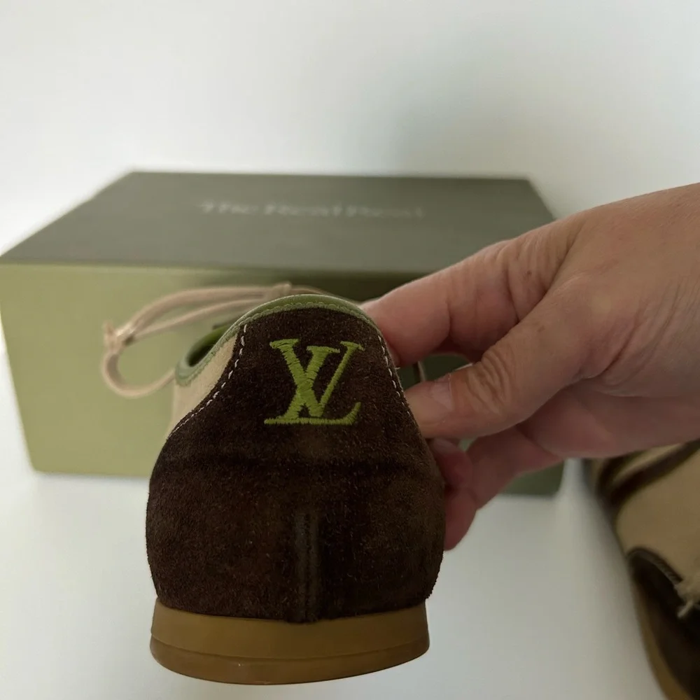 Louis Vuitton Brown and Cream Sneakers unisex Women's 10.5, men's 7.5 - Picture 5 of 10